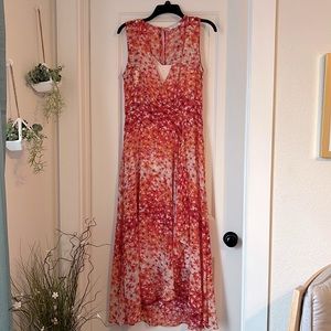 Calvin Klein Flower Printed Long Dress